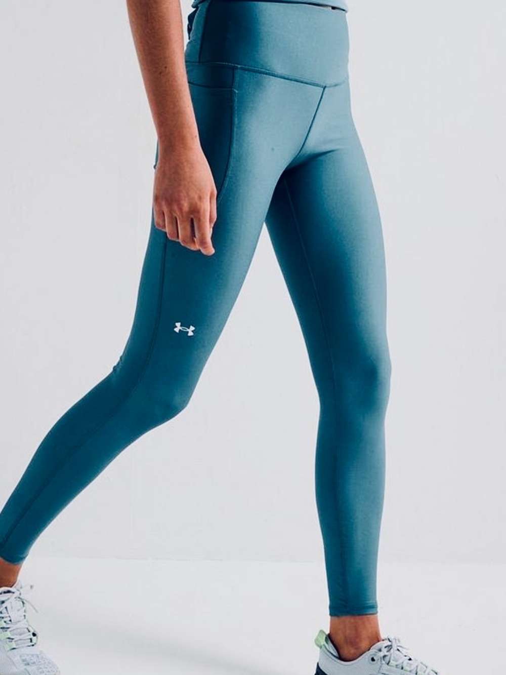 Under Armour Teal Performance High-Waist Leggings MEDIUM